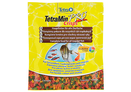 Основной корм для долгой и здоровой жизни для всех видов тропических рыб Sachet TetraMin  12g