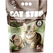 Наполнитель комкующийся растительный CAT STEP Wood Original 5л