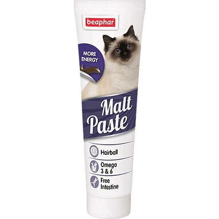 Мальт-паста д/вывода шерсти из кишечника у котов, Malt-Paste, 100г