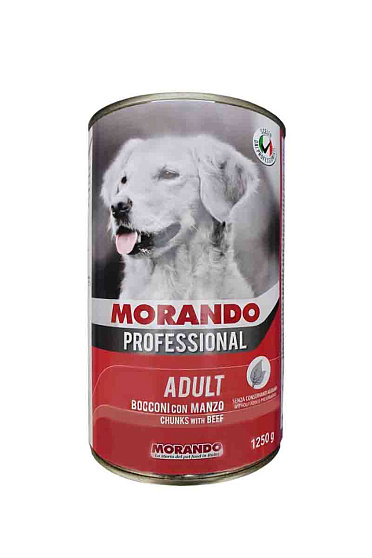 Morando Professional конс корм д/собак с говядиной,1250г