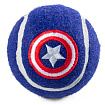 Игрушка для собак Marvel Капитан-Америка "Мяч тенисный", 70мм